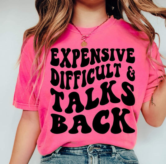 EXPENSIVE  DIFFICULT & TALKS BACK