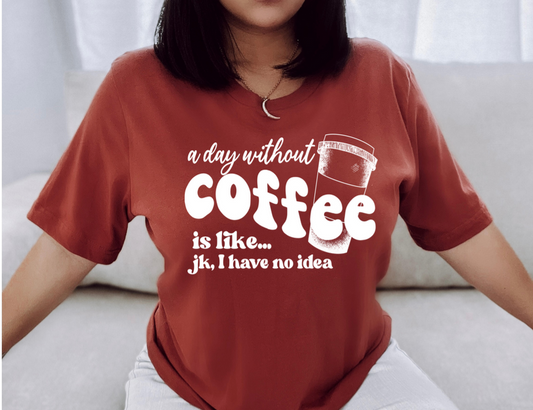 WITHOUT COFFEE IS LIKE.....